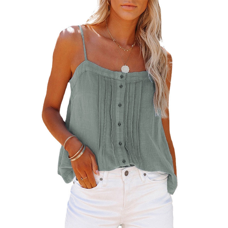 Square Camisole Denim