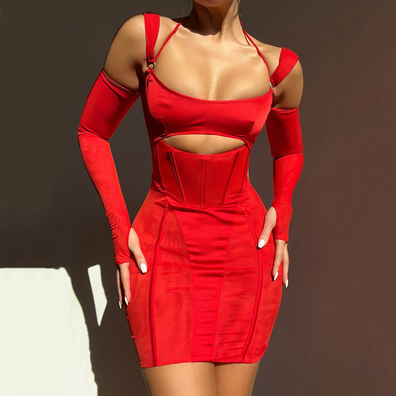 Sling Tight Mini Dress