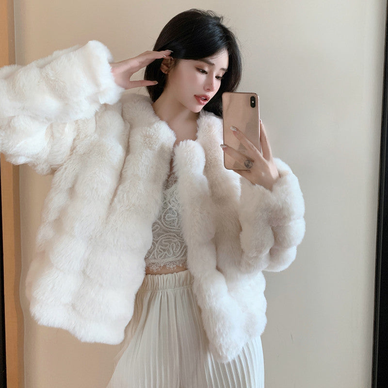 Mink Velvet Fur Coat