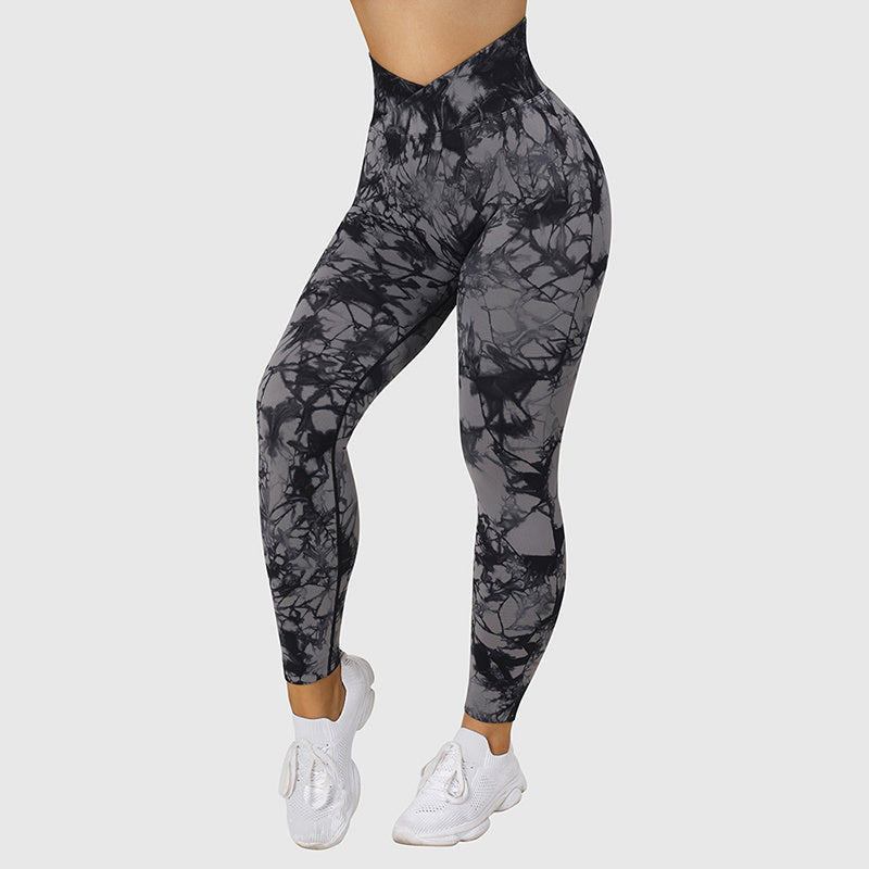 Seamless Tie Leggings-Gymwear