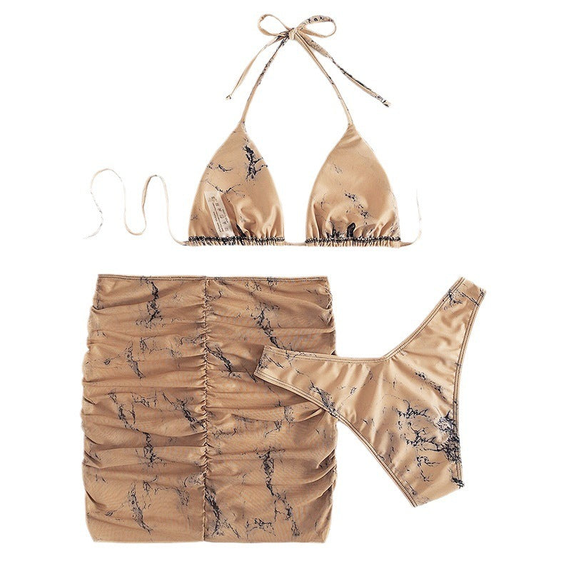 Split Three-piece Bikini