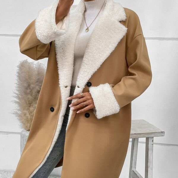 Double-breast Woolen Coat