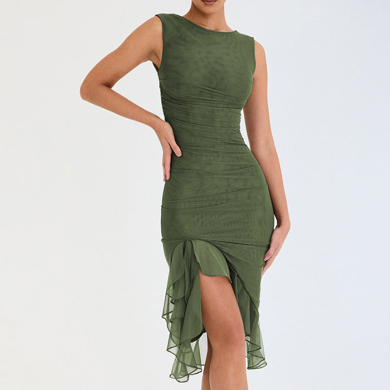 Sleeveless Bodycon Midi Dress