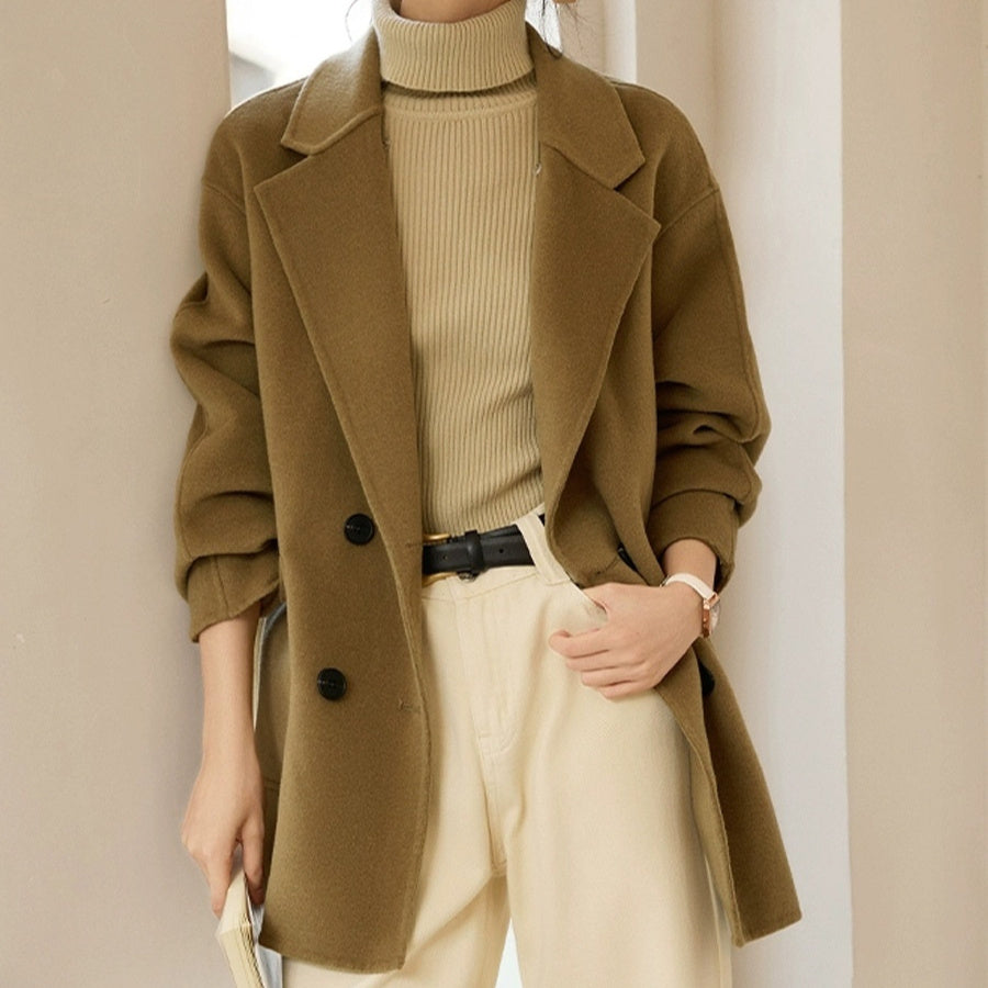 Khaki Wool Coat