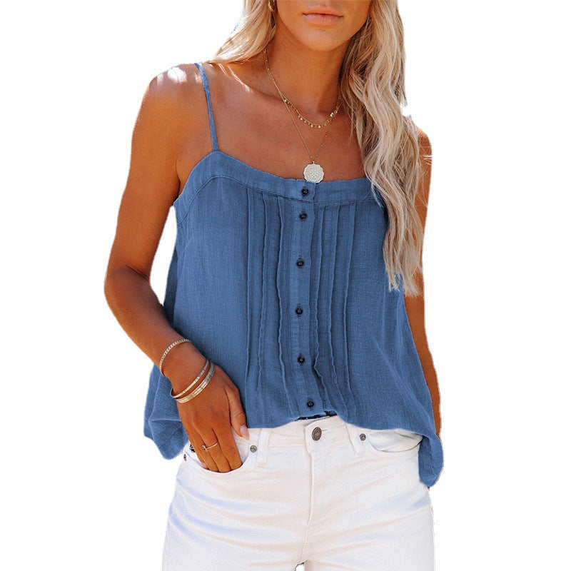 Square Camisole Denim