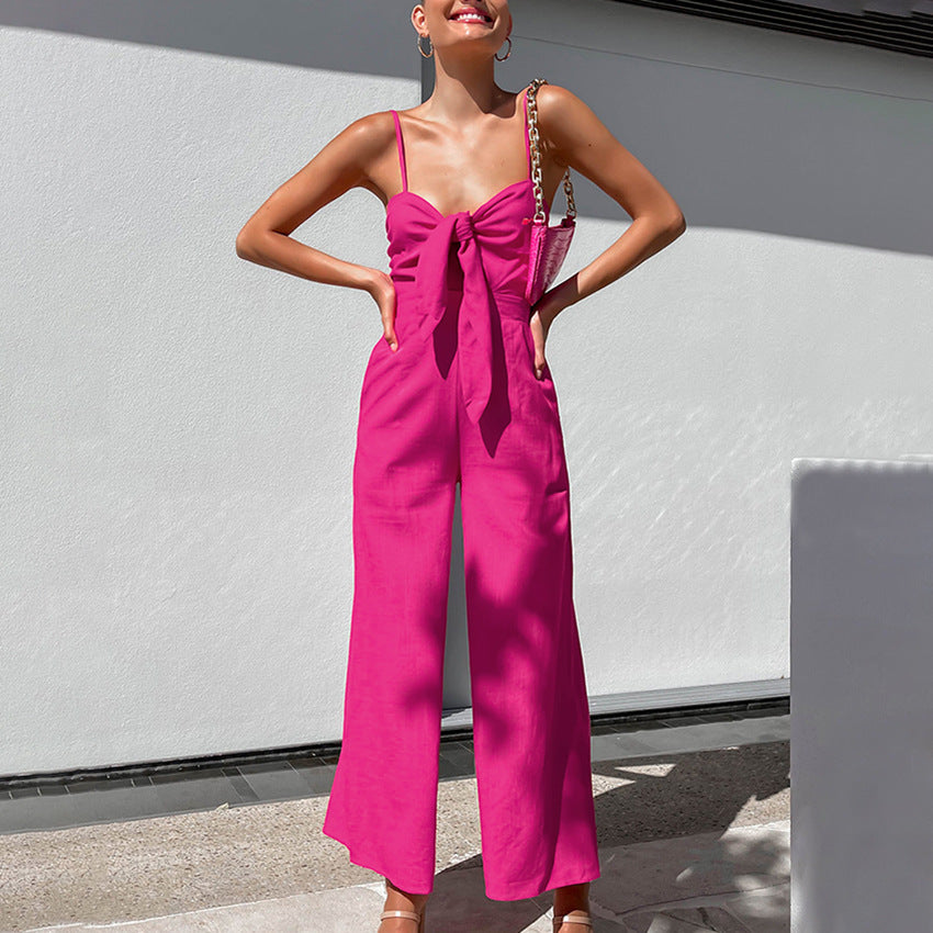 Sling Wide-leg Jumpsuit