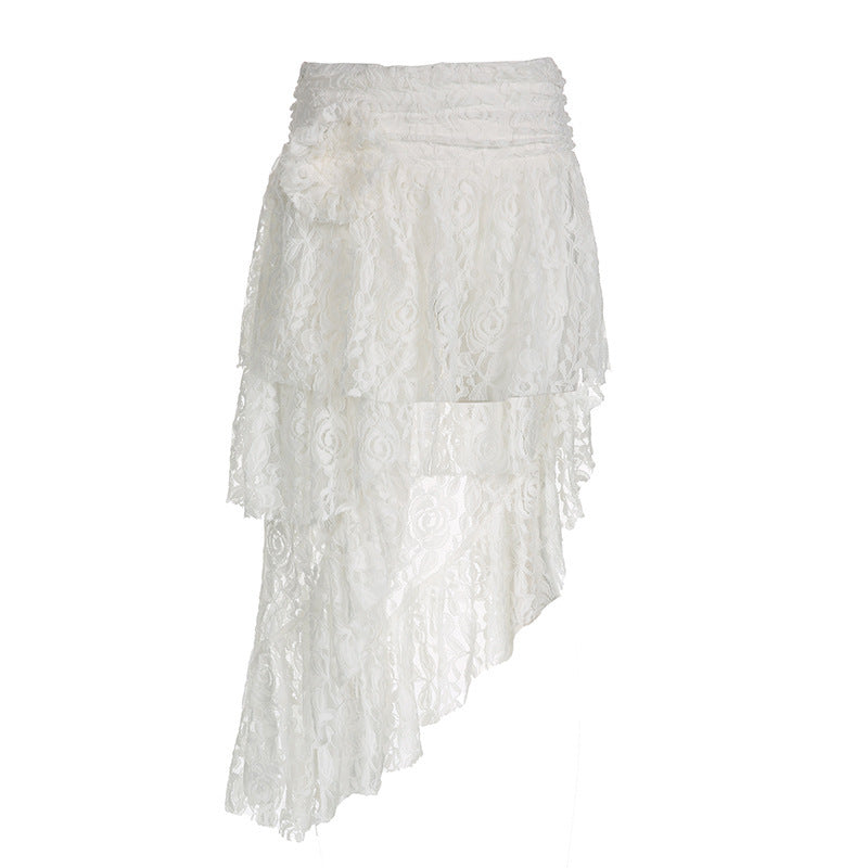 Bohemian Style French Lace Retro Skirt