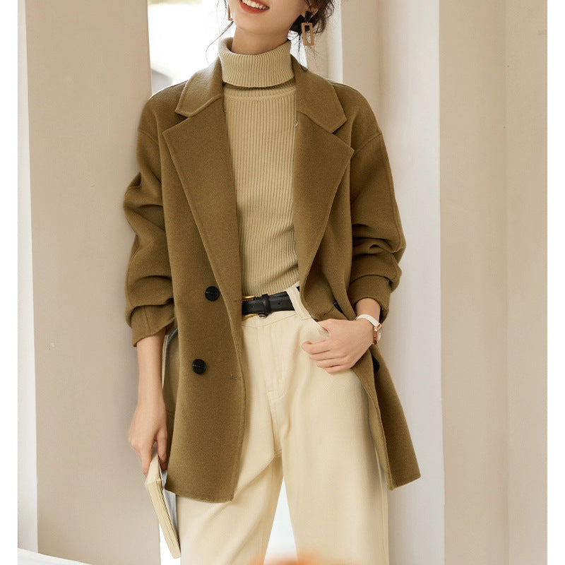 Khaki Wool Coat