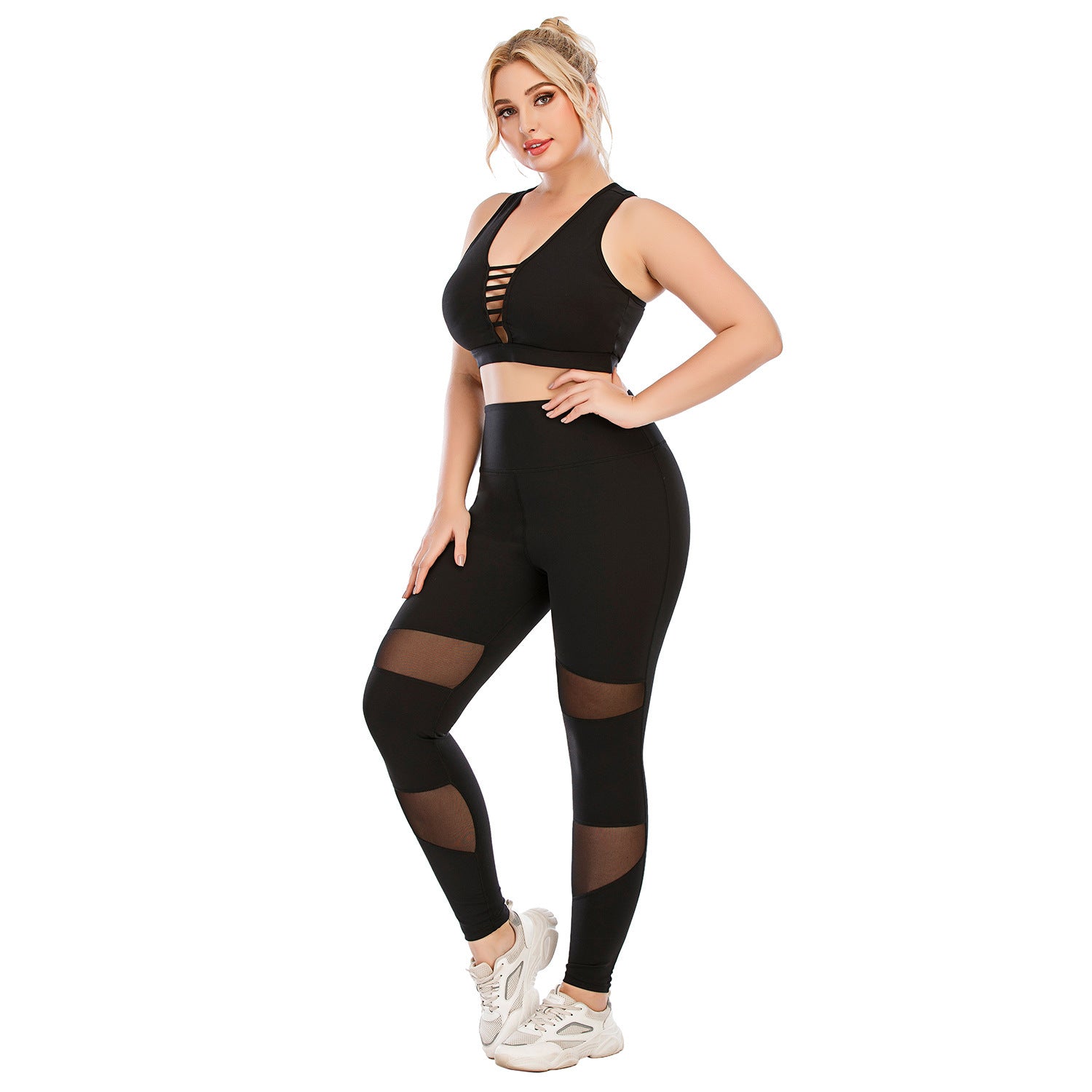 Plus Size Yoga Set- Bra and Pants