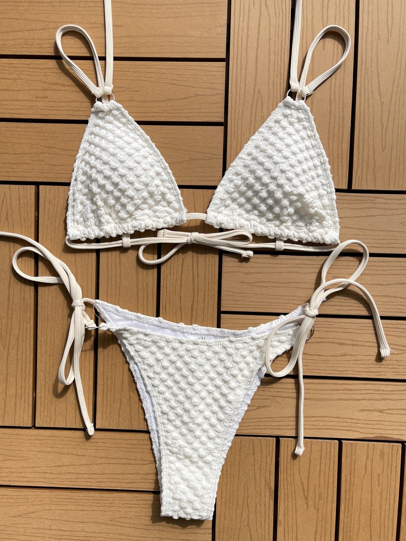 White Fission Swimsuit