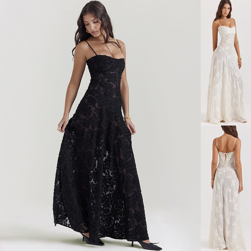 Evening Lace Maxi Dress