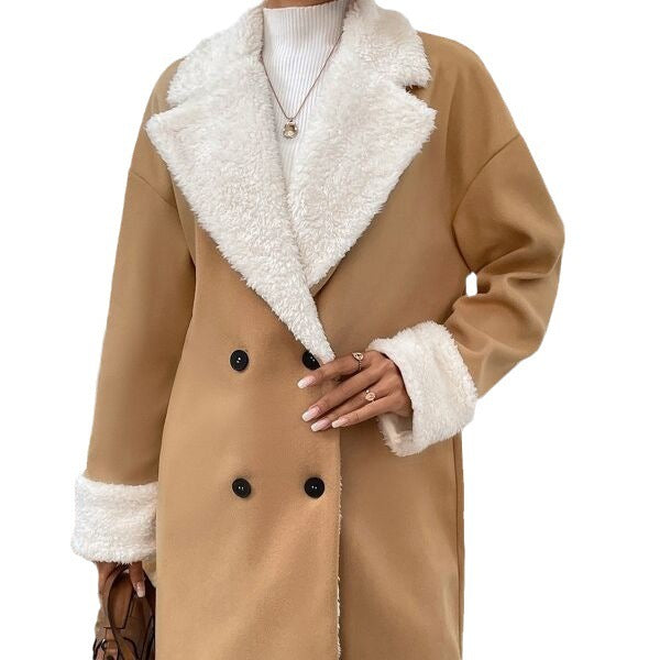 Double-breast Woolen Coat