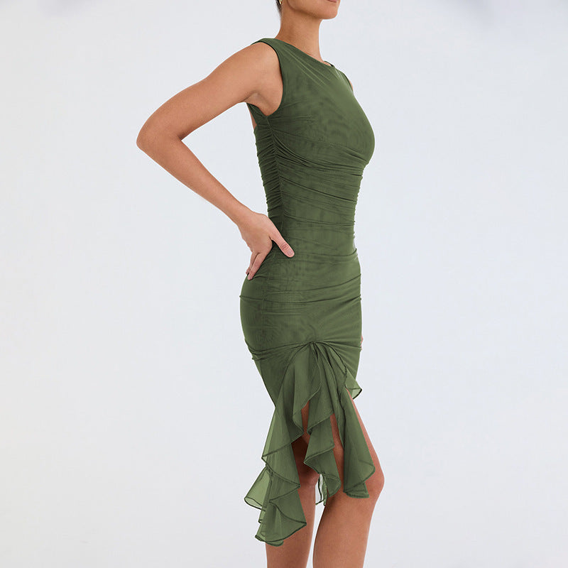 Sleeveless Bodycon Midi Dress