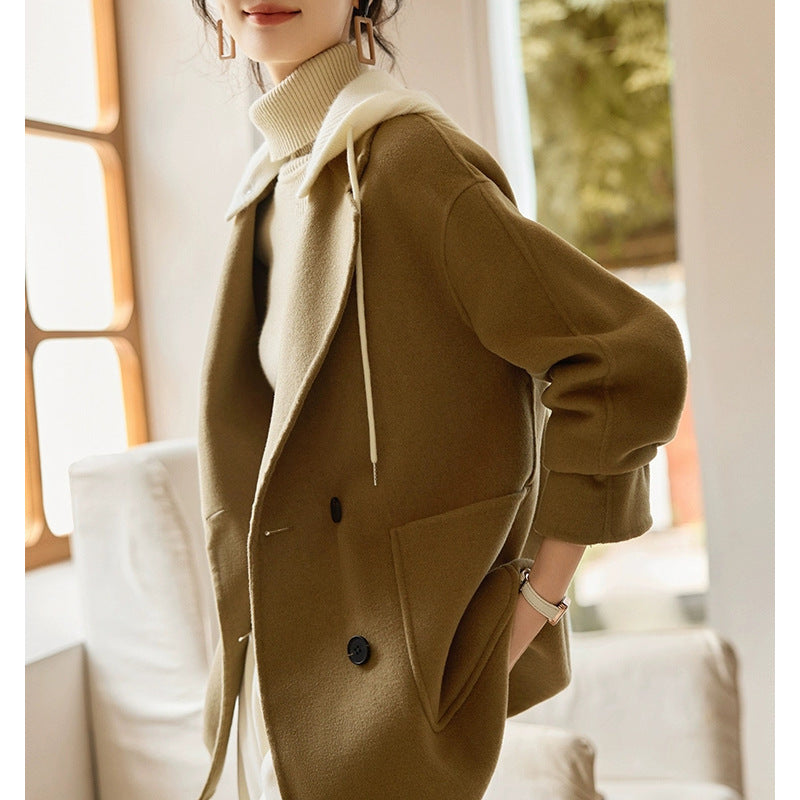 Khaki Wool Coat