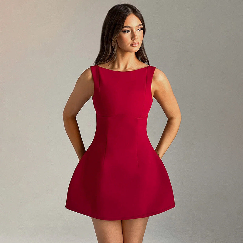 Backless Dress Mini Dress